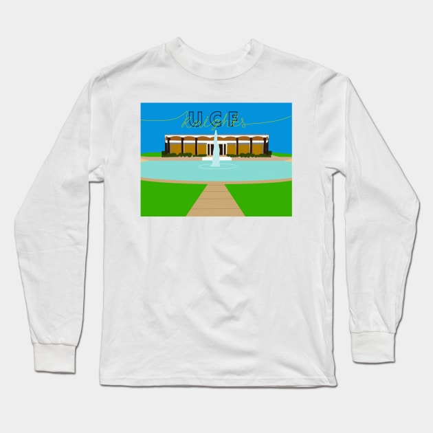 Central Florida Reflecting Pond Long Sleeve T-Shirt by ayanayokie